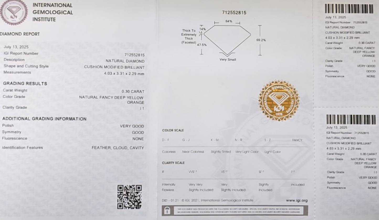 Diamante Natural certificado