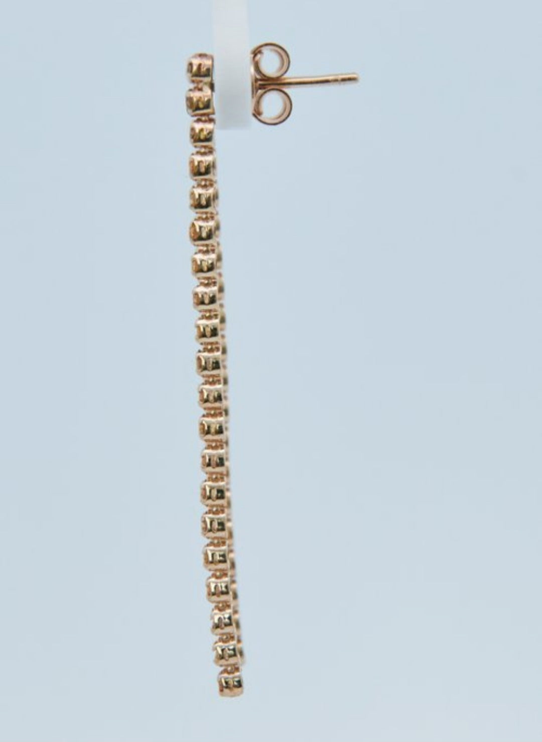 Pendientes de Oro Amarillo 18K con 40 Diamantes Naturales Redondos